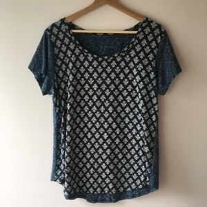 Lucky 🍀 Tee in Navy Print